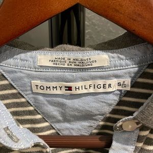 Women’s three quarter sleeve Tommy Hilfiger polo shirt size Small